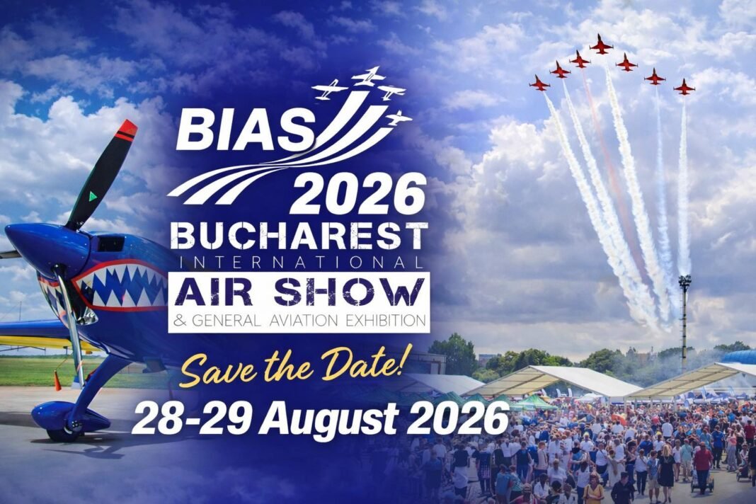 BIAS 2026 va avea loc în zilele de 28 și 29 august 2026 / Foto: Bucharest International Air Show