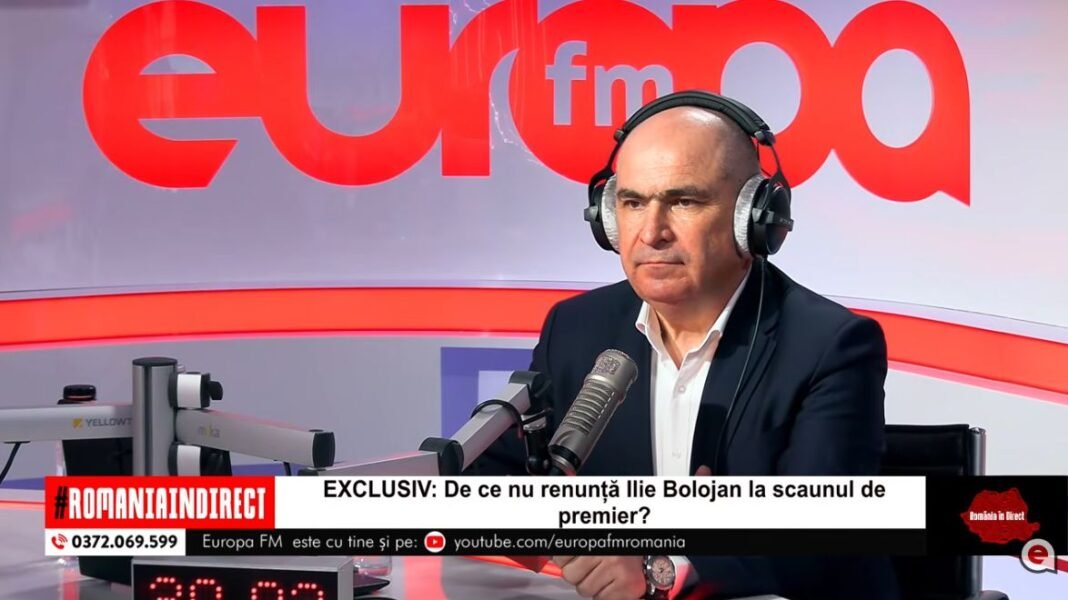 Ce mesaj i-a transmis Ilie Bolojan președintelui Nicușor Dan / Foto: captură Europa FM