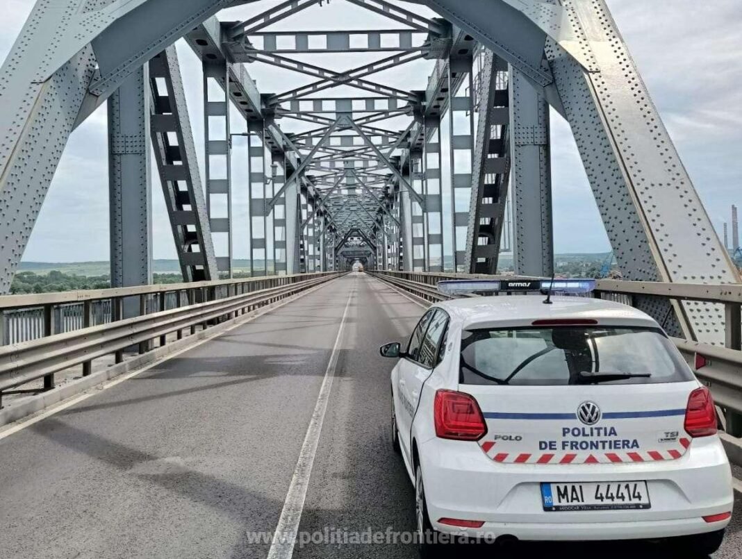 Când se termină lucrările la podul de la Giurgiu / Foto: Facebook Poliţia de Frontieră Română