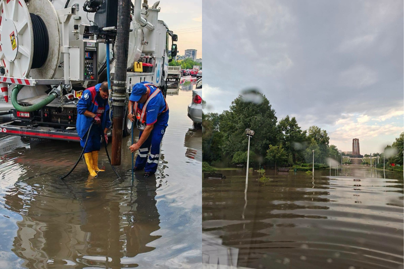 De ce se inundă mereu aceleași zone din București? / Foto: Facebook Primăria Municipiului București